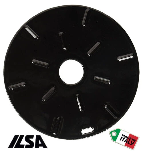 ILSA PIASTRA RADIANTE SPARGIFIAMMA GRANDE IN GHISA SMALTATA ITALY 21cm