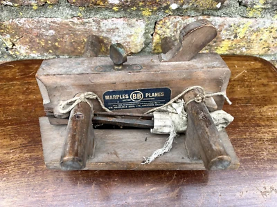 Antique Marples Wooden Wood Plane, made in Sheffield. - Image 1 of 4