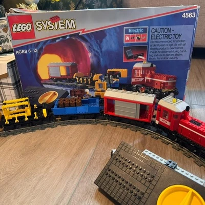 De Colección Lego 4563 Load 'N' Haul 9V Tren Set Sistema Años 90 Totalmente Probado Caja Original Foto 1 de 4