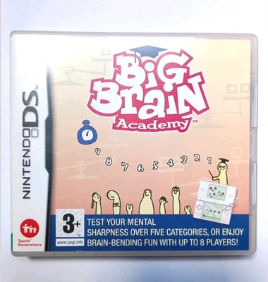 Big Brain Academy - NINTENDO DS Videogame - Tested & Working  - Image 1 of 4