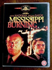 MISSISSIPPI BURNING DVD 1988 Gene Hackman & Willem Dafoe Film Free P&P - Picture 1 of 2