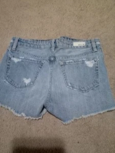 Miss Me Damen Cutoff Jeansshorts Gr. 26 Button Fly - Bild 1 von 7