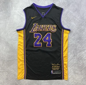 Kobe Bryant Jersey #24 Nike LA Lakers Black Mamba Dec. 18, 2017- Sewn On Size 50 - Picture 1 of 6