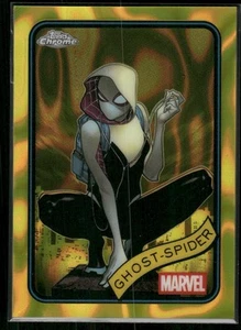 2025 Topps Chrome Marvel RIFRATTORE LAVA GIALLO GHOST-SPIDER #29 - Foto 1 di 2
