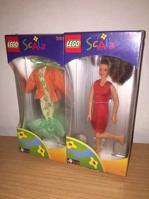 LEGO Scala 3104 Poupée 18 cm CAROLINE + 3101 ROBE pour MARITA MIB, 1998 - Photo 1/2
