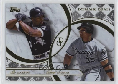 2024 Topps Dynamic Duals exclusivo en línea Bo Jackson Frank Thomas #3 Foto 1 de 3