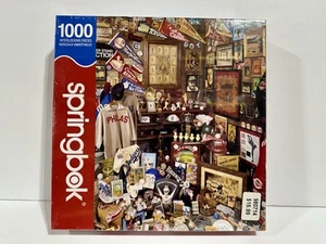 Springbok 1000 pc. Puzzle “Baseball Collector’s Closet 24" x 30" (Made In USA) - Picture 1 of 6