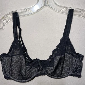 Wacoal The Insider Size 36DD Black Unlined Lace T-Shirt Underwire Bra St:851212 - Picture 1 of 9