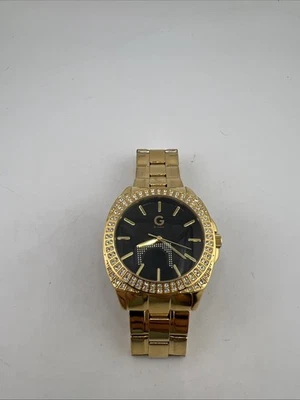 G By Guess Men's Analog Gold Strap Casual Watch G10914G1 Needs Battery READ!!! - Image 1 of 4