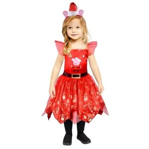 Vestido de Navidad Peppa Pig Disfraz con Diadema 3-4 Años - Imagen 1 de 3