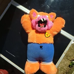 Vintage Hornby Were Bears Growler Plush 1983 Soft Toy Badge Sound Tested Working - Picture 1 of 18