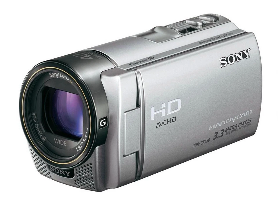 Sony Handycam HDR-CX130E Camcorder silber - Digital HD Video Camera Recorder - Bild 1 von 1