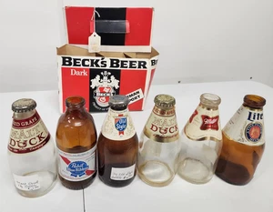 BECK'S LIGHT BEER CONFEZIONE 6 BOTTIGLIE CARTONE & Pabst Miller & Malt Duck - Foto 1 di 12