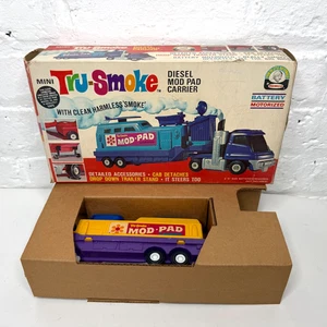 De colección 1969 Tru-Smoke Diesel Mod Pad Carrier Juguete - Remolque y caja solamente - Sin cabina - Imagen 1 de 2