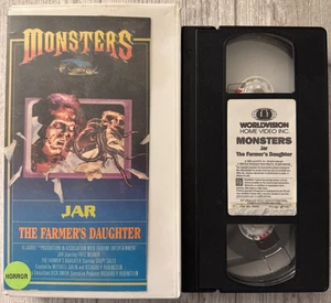 Monsters VHS Jar / The Farmer's Daughter Fritz Weaver Soupy Sales 1989 - Bild 1 von 2