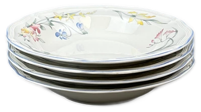 Villeroy & Boch Riviera Rim cuenco de cereal sopa floral juego de 4 Foto 1 de 4