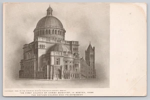 Postcard Vintage the First Church of Christ Scientist in Boston, MA. - Picture 1 of 2