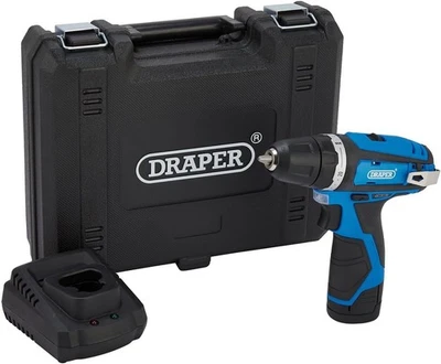 Draper 70328 12V Drill Driver, 1 x 1.5Ah Battery, 1 x Fast Charger - Image 1 of 4