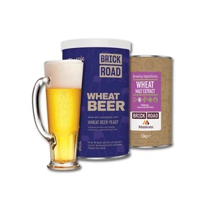 Brick Road Classic Wheat Beer 1.5kg Classic Beer Kit makes 23L Home Brew - Picture 1 of 3