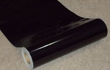 SOLID BLACK GLOSSY WRAPPING PAPER GIFT WRAP 2 YARDS OVER THE HILL HALLOWEEN 