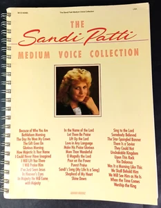 Cancionero de colección de voz mediana de Sandi Patti © 1988 teclado vocal música de palabras - Imagen 1 de 8