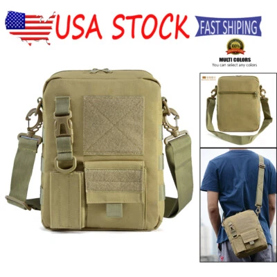 Anti-theft Shoulder Bag Men's Cross-Body Bag Waterproof Sling Pack for Travel - Image 1 of 4
