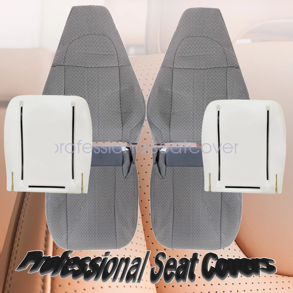 Cubierta de asiento de tela para conductor pasajero camioneta Chevy Express y GMC Savana 2003-2014 Foto 1 de 4