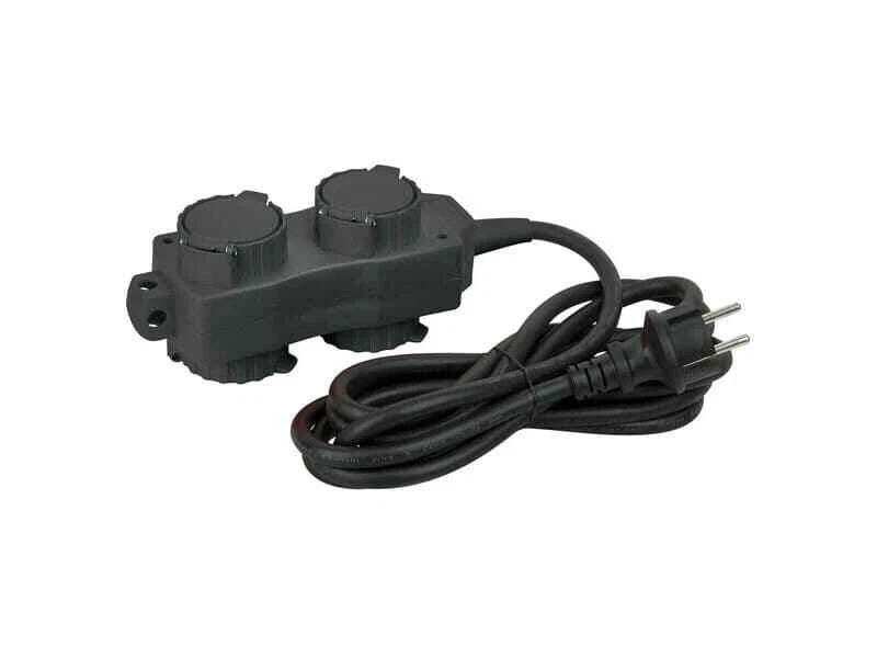 DAP AUDIO Distributore Schuko 2+2 VIE 1,5 M, 3x1,5 mm², IP20 150 cm