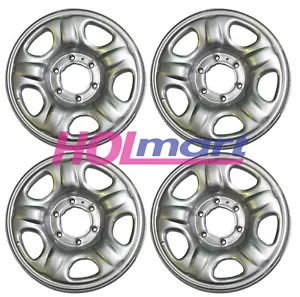 Genuine Holden Steel Wheels RG Colorado 16x6.5" Rims X4 Silver 6 Stud GMH NEW - Picture 1 of 5