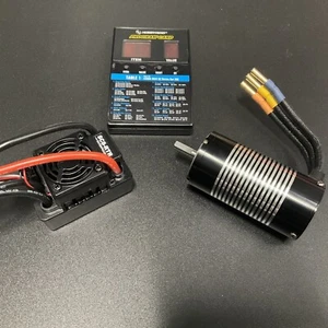 SC8 120A 3674 2950KV 1/10 Brushless ESC Motor Combo 4S W/Hobbywing Program Card - Picture 1 of 5