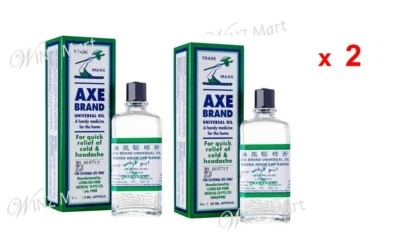 Cap Kapak Axe Brand Universal Oil | Quick Fast Relief Cold and Headache 56ml x 2 - Image 1 of 4