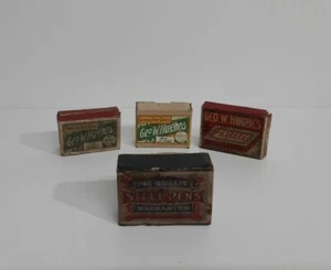 4 x cajas de plumillas de pluma de inmersión vintage. - Imagen 1 de 10