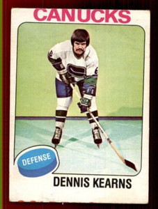 1975-76 O-Pee-Chee #188 Dennis Kearns VG