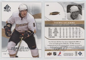 2008-09 SP Authentic Teemu Selanne #84 HOF