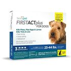 Tevrapet First Act Plus For Dogs 23-44 Lbs 3 Month Supply Flea & Tick