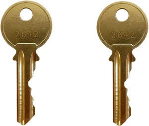 (2) 2642 NYC Fire Service Key for Elevator Operations, Pack of 2 Keys - Picture 1 of 12