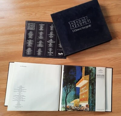 BOX 14 lp - jacques BREL - l'intégrale - 1iere version 1982 - Photo 1/4