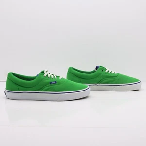 VANS Era Usate Basse Numero EU 41 US Mens 8.5 US Wo's 10 (Cod.CS1028) Verde - Foto 1 di 7