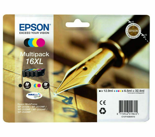 Cartucce a getto d'inchiostro originali Epson 16XL nero, ciano, magenta, giallo BN - Immagine 1 di 1