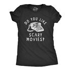 T-shirt femme Do You Like Scary Movies drôle effrayant tueur-shirt téléphone pour
