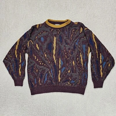 Vintage Gitano Pullover Sweater Geometric Abstract Coogie Style Men's Medium EUC - Image 1 of 4