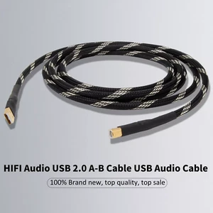 HIFI Type A To B USB Audio Cable 4Core OFC High Quality DAC Data Wire - Picture 1 of 9