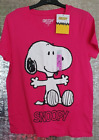 Primark - Orzeszki ziemne - Snoopy T-shirt - Różowy - Rozmiar XS