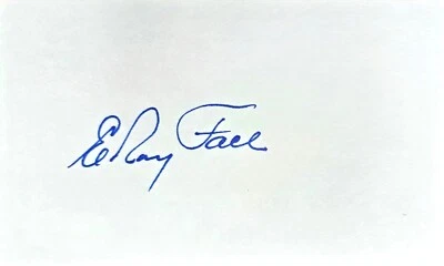 Roy Face Pittsburgh Pirates 1955-1968 signed 3x5 index card JSA COA AQ52876 - Image 1 of 2