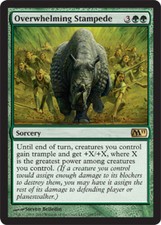 S-Chinese Overwhelming Stampede ~ Near Mint Magic 2011 M11 Foreign MTG Magic Ult