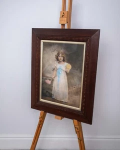 Little Love von Anthony Percival viktorianisch 1890er Mädchen gerahmter Fotodruck - Bild 1 von 10