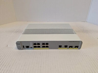 REFURBISHED Cisco WS-C2960CX-8TC-L 8 Port 2960CX Gigabit LAN Base Switch - Image 1 of 2