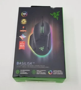 New Razer Basilisk V3 Customizable Ergonomic Gaming Mouse, Chroma RGB Lighting - Picture 1 of 2