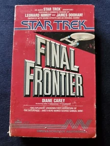 STAR TREK FINAL FRONTIER Audiobook cassette read by NIMOY & DOOHAN - Imagen 1 de 9