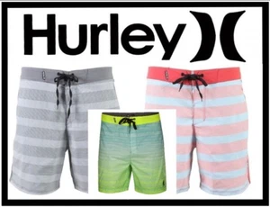 HURLEY NATIVIDAD & BEACHSIDE WINDSOR BOARDSHORTS SIZE 36 & 38 (NEW) MSRP $50-55 - Picture 1 of 23